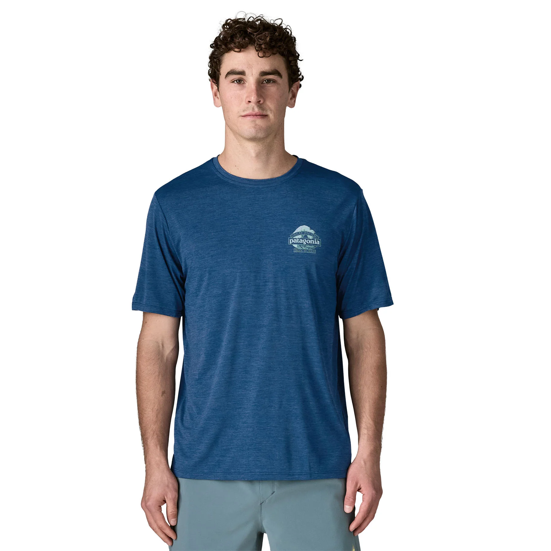 M's Cap Cool Daily Shirt - Great Waves 45456 - Image 3