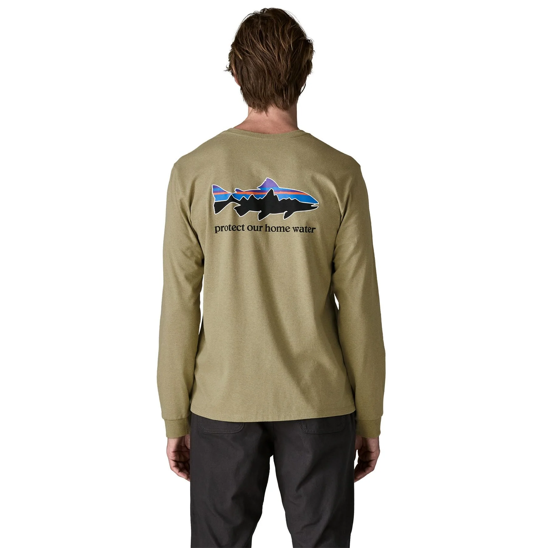 M's L/S Home Water Trout Responsibili-Tee 37574 - Image 3