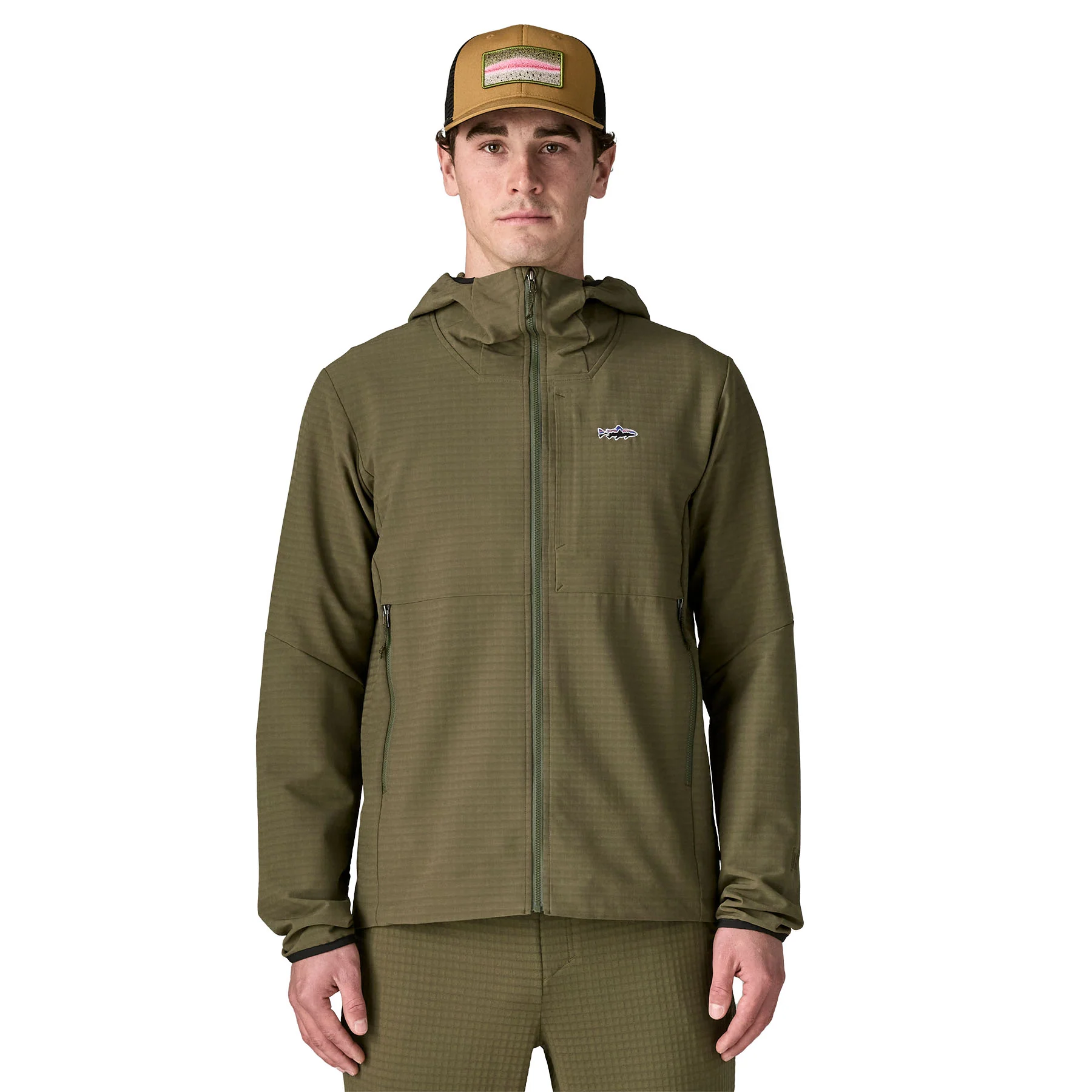 M's R1 TechFace Fitz Roy Trout Hoody 81787 - Image 2