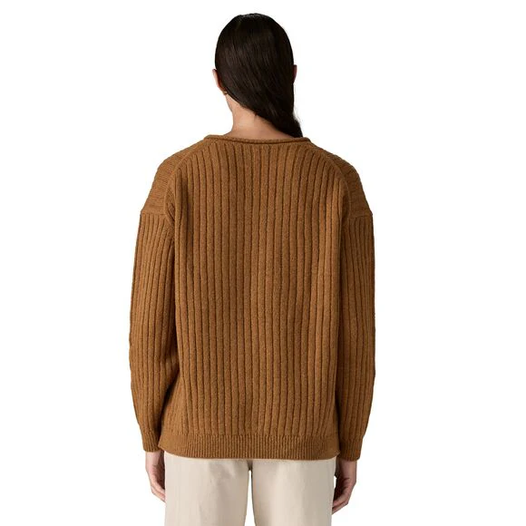 W's Recycled Wool-Blend V-Neck Sweater 51165 - Image 4